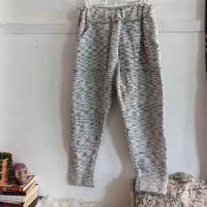 Seed Wool Knit Harem Joggers XS Comfy Casual Parachute